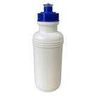 Squeeze plástico 500ml branca com tampa azul