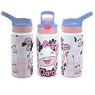 Squeeze Térmica Vaquinha Fofa Volta às Aulas Bico Silicone Infantil Com Nome