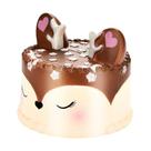 Squish Y Jumbo Deer Cake Slow Rising Scented Squeeze Toy Col