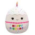 Squishmallows de pelúcia Original Lyla Vanilla Birthday 35 cm