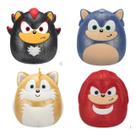 Squishmallows Kellytoy Sonic - Pelúcia Natal 2024 - 20cm