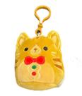 Squishmallows Natal 2023 Pelúcia de Gatinho Jones com Presilha 9 cm