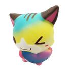 Squishy Cute Cartoon Heart Cat Fox Slow Rising Cream de 12 c