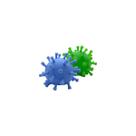 SQUISHY FORMATO DE VIRUS - ANTI STRESS - display 12 unidades