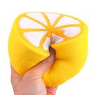Squishy meio limão fresco lento aumentando chaveiros Stress Fruit Ballchain Charm Toy