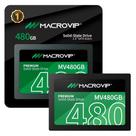 SSD 480GB Macrovip Premium SATA III 6GBs 2,5Pol Leitura 520MBs e Gravação 450MBs MV480GB