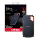SSD 8TB Externo Portátil SanDisk Extreme USB 3.2 Leitura 1050 MBs e Gravação 1000 MBs Preto e Laranja