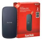 SSD Externo Portátil Sandiisk, 2TB, USB, Leitura: 800MB/s SSD Externo Portátil Sandiisk, 2TB, USB, Leitura: 800MB/s