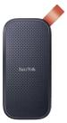 SSD Externo Portátil Sandisk, 1TB, USB, Leitura 800MB, Preto e Laranja SDSSDE301T00G26