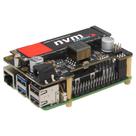 SSD Geekworm X1012 PCIe para M.2 HAT Key-M NVMe e POE Shield para Raspberry Pi 5 de 2 GB/4 GB/8 GB/16 GB Suporta SSD M.2 2230/2242/2260/2280