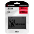 SSD Kingston 240GB SA400 SATA3 2,5 7MM Leitura 500 MBs Gravação 350MBs SA400s37 240Gb