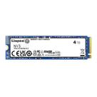 SSD Kingston 4TB NV3 M.2 2280 NVMe M2 PCIe 4.0 x4, Leitura 6000 MBs, Gravação 5000 MBs, Ultra Rápido SNV3S4000G