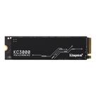 SSD Kingston KC3000, 1TB, M.2 2280, PCIe 4.0 x4, NVMe, Leitura: 7000 MB/s, Gravação: 6000 MB/s, Preto - SKC3000S/1024G