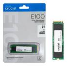 SSD M.2 2TB Crucial E100 NVMe Pcie Gen4 x4 Leitura 5000MBs Gravação 4500MBs CT2000E100SSD8 SSD M.2 2TB Crucial E100 NVMe Pcie Gen4 x4 Leitura 5000MBs Gravação 4500MBs CT2000E100SSD8