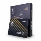 SSD MSI S270 Spatium 240GB SATA III 2.5" 3D NAND Leitura 500MB/s Gravação 450MB/s