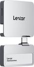 SSD portátil Lexar de 1 TB Professional Go com hub USB 3.2 Gen 2