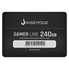 SSD Rise Mode Gamer Line, 240GB, SATA III, Leitura: 530MB/s, Gravação: 520MB/s, Preto - RM-SSD-240 SSD Rise Mode Gamer Line, 240GB, SATA III, Leitura: 530MB/s, Gravação: 520MB/s, Preto - RM-SSD-240