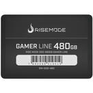 SSD Rise Mode Gamer Line, 480GB, SATA III, 2.5", Leitura: 535MB/s, Gravação: 435MB/s, Preto - RM-SSD-480