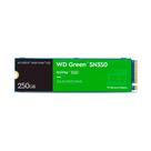 SSD WD Green PC SN350, 250GB, PCIe, NVMe, Leitura: 2400MB/s e Gravação: 1500MB/s, Preto - WDS250G2G0C