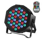 Stage Par Lights UKing RGB 36 LED alimentado por bateria com DMX