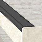 Stair Nosing Edge Trim Yofsza em forma de L, PVC antiderrapante, 1,5 x 4 cm