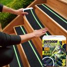 Stair Treads, pacote com 12 unidades, Thunder Grip, 30 x 15 cm, brilha no escuro