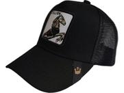 Stallions Masculino Unissex com chapéu ajustável em malha Snapback Trucker