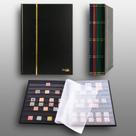 Stamp Album Prophila Collection, 16 lados pretos com capa preta