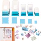 Stamp Punch CYFUN DESIGN 5 tamanhos para criar álbuns de recortes