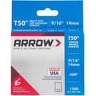 Staples Arrow Fastener T50 14 mm 1250 unidades, pacote com 4