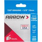 Staples Arrow Fastener T50 de 3/8 polegadas, pacote com 1250, pacote com 2