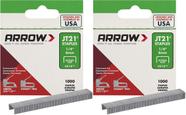Staples Arrow JT21 1/4", pacote com 1000