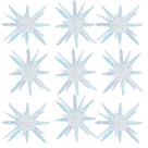 Star Balloons Adorely Iridescent Clear, 22 polegadas, 9 unidades