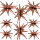 Star Balloons Cadeya Huge Brown Explosion, 8 unidades para festa