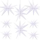 Star Balloons Cadeya Huge White Explosion, 8 unidades para festa
