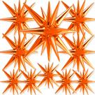 Star Balloons PartyWoo Orange 10 peças em tamanhos diferentes