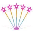 Star Wands PEUTIER Girls Sparkle Star Princess 34 cm 5 unidades