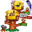 Star Wars Mini Boneco Wicket + Playset Aventura em Endor - Playskool Hasbro B2032