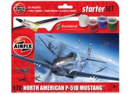 Starter Set North American P-51D Mustang - 1/72 - Airfix A55013