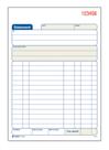 Statement Book Adams, 2 partes, sem carbono, 14 x 21 cm, 50 conjuntos, pacote com 3