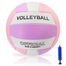 Stavanicen de voleibol tamanho 5: interno e externo, PU, rosa, roxo