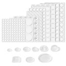 STAWINK Kit com 388 batentes transparentes de silicone para portas de armário