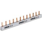 Steck Barramento .Bifas 06P 80A Din