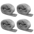 Steel Wool Shineboc for Mice Control, pacote com 4, 1 m x 4 m 1 Coarse