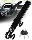 Steering Wheel Lock Tevlaphee Anti-Theft Car Security Black