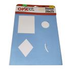 Stencil 20x25 Simples Bandeira Do Brasil OPA 517 - 50% Stencil 20x25 Simples Bandeira Do Brasil OPA 517 - 50%