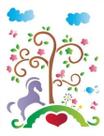 Stencil 32X42 Simples Mundo Encantado OPA 1272 - 50% Stencil 32X42 Simples Mundo Encantado OPA 1272 - 50%
