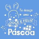 Stencil Arte Fácil 15 x 15 cm - PC-501 Doce e Feliz Páscoa