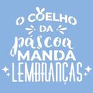 Stencil Arte Fácil 15 x 15 cm - PC-505 Lembranças da Páscoa