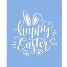 Stencil Arte Fácil 18 x 23 cm - PC-702 Happy Easter Coelho